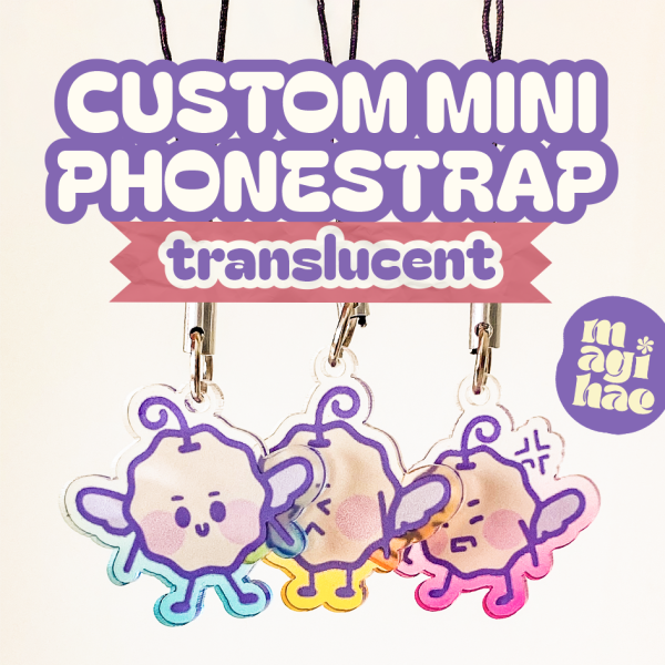 Translucent Acrylic Phonestrap